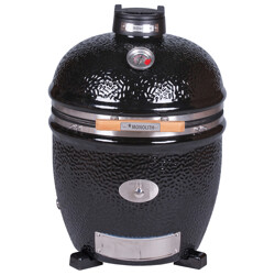 BARBECUE A CARBONE MONOLITH CLASSIC PRO-SERIE 2.0 NERO DA APPOGGIO Monolith Barbecue a carbone | Il Mondo Del Barbecue