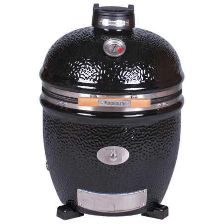 BARBECUE A CARBONE MONOLITH TWO 55 NERO DA APPOGGIO Monolith Barbecue a carbone | Il Mondo Del Barbecue
