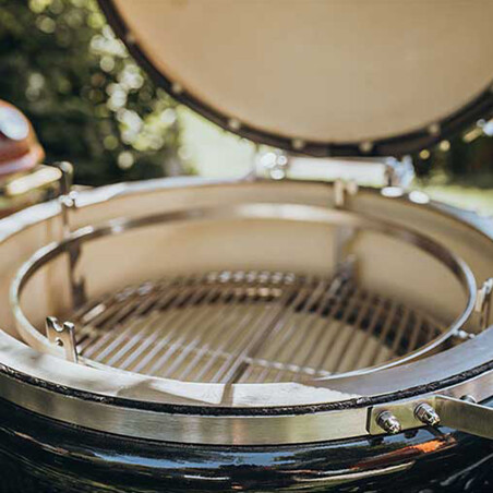 BARBECUE A CARBONE MONOLITH TWO 55 NERO DA APPOGGIO Monolith Barbecue a carbone | Il Mondo Del Barbecue