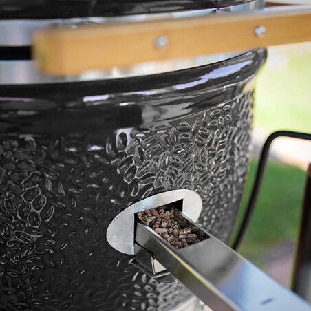 BARBECUE A CARBONE MONOLITH TWO 66 NERO DA APPOGGIO Monolith Barbecue a carbone | Il Mondo Del Barbecue