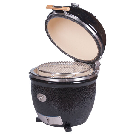 BARBECUE A CARBONE MONOLITH TWO 66 NERO DA APPOGGIO Monolith Barbecue a carbone | Il Mondo Del Barbecue