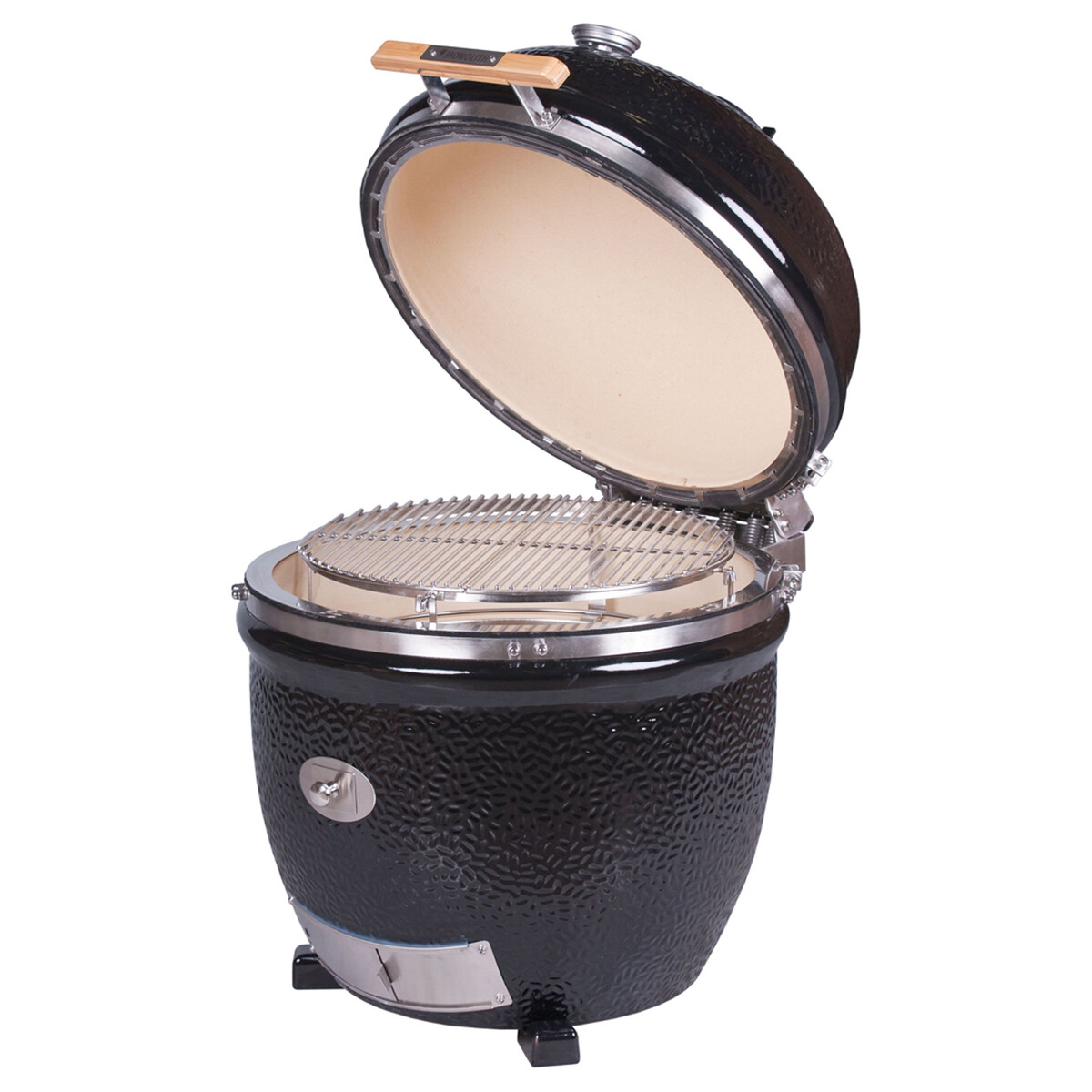 BARBECUE A CARBONE MONOLITH TWO 66 NERO DA APPOGGIO Monolith Barbecue a carbone | Il Mondo Del Barbecue