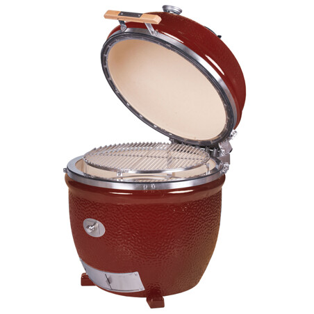 BARBECUE A CARBONE MONOLITH LE CHEF PRO-SERIE 2.0 ROSSO DA APPOGGIO Monolith Barbecue a carbone | Il Mondo Del Barbecue
