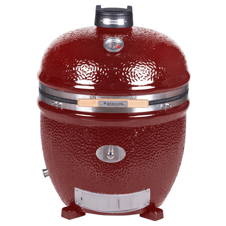 BARBECUE A CARBONE MONOLITH LE CHEF PRO-SERIE 2.0 ROSSO DA APPOGGIO Monolith Barbecue a carbone | Il Mondo Del Barbecue
