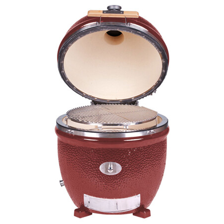 BARBECUE A CARBONE MONOLITH LE CHEF PRO-SERIE 2.0 ROSSO DA APPOGGIO Monolith Barbecue a carbone | Il Mondo Del Barbecue