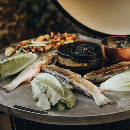 PLANCHA LECHEF (35 KG) Monolith Barbecue a carbone | Il Mondo Del Barbecue