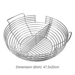 CESTELLO DEL CARBONE DIVISO MODELLO 66 Monolith Barbecue a carbone | Il Mondo Del Barbecue