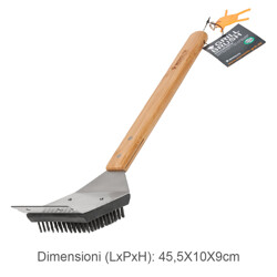 SPAZZOLA PULISCI GRIGLIA