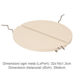 DEFLETTORE DUE PEZZI CON SUPPORTO 55