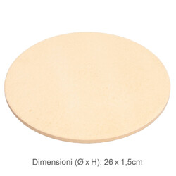 PIETRA REFRATTARIA PER PIZZA ICON/JUNIOR