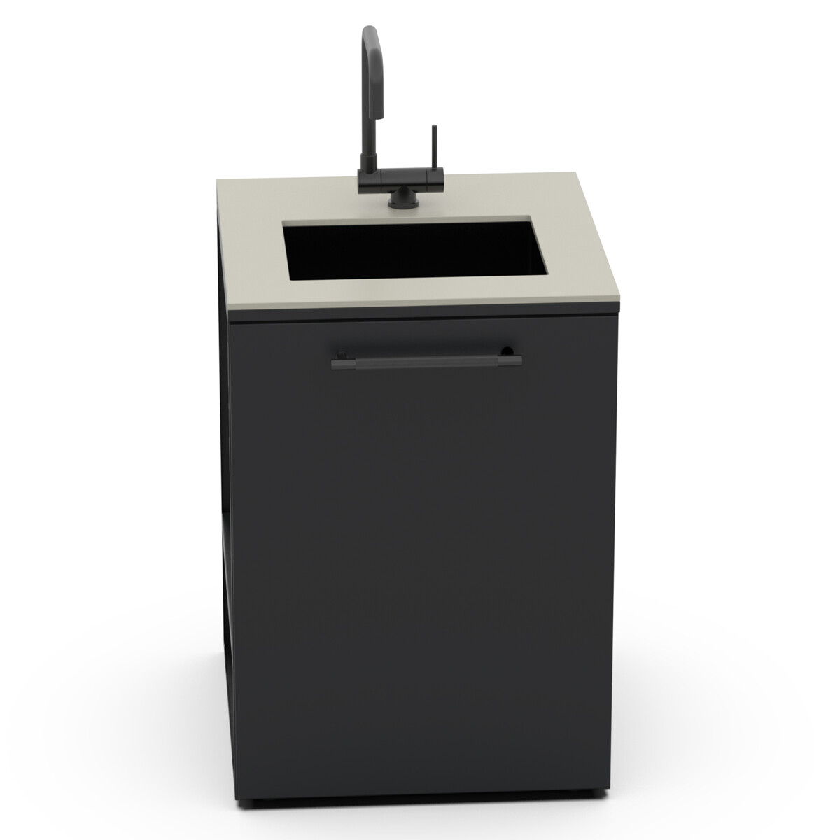 MODULO LAVELLO BRABURA CT 60 ANTRACITE | Il Mondo del Barbecue