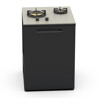 MODULO 2 FUOCHI BRABURA CT 60 ANTRACITE | Il Mondo del Barbecue MODULO 2 FUOCHI BRABURA CT 60 ANTRACITE | Il Mondo del Barbecue