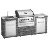 CUCINA DA ESTERNO GRANDPRO PRO ELITE 222 SERIES STONE ISLAND Cucine da esterno | Il Mondo Del Barbecue CUCINA DA ESTERNO GRANDPRO PRO ELITE 222 SERIES STONE ISLAND Cucine da esterno | Il Mondo Del Barbecue
