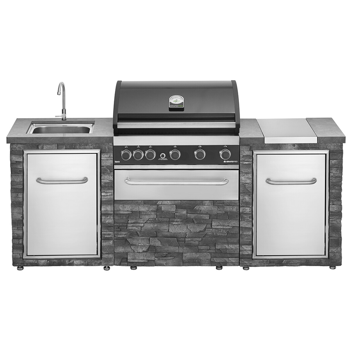 CUCINA DA ESTERNO GRANDPRO 222 SERIES STONE ISLAND Cucine da esterno | Il Mondo Del Barbecue