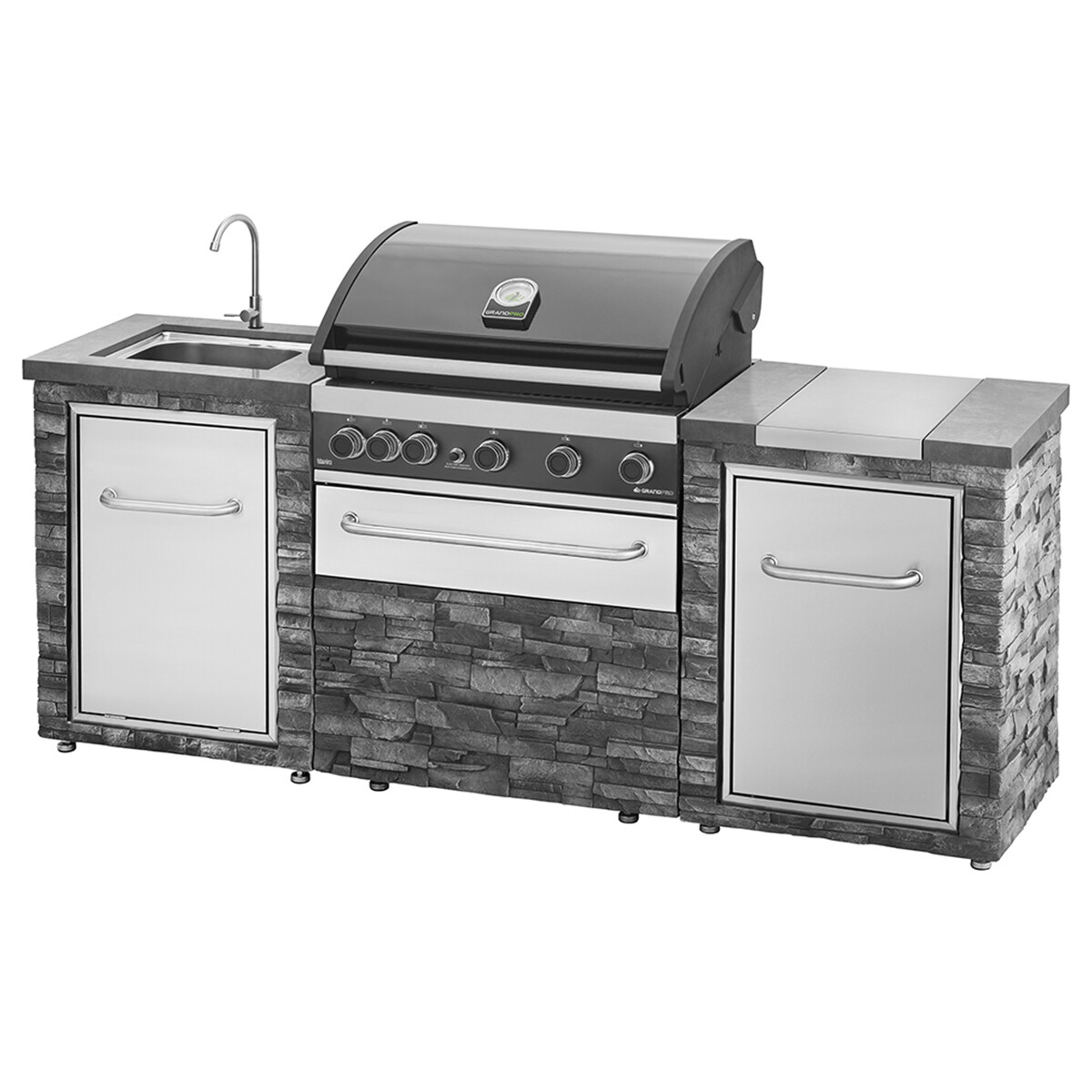 CUCINA DA ESTERNO GRANDPRO 222 SERIES STONE ISLAND Cucine da esterno | Il Mondo Del Barbecue