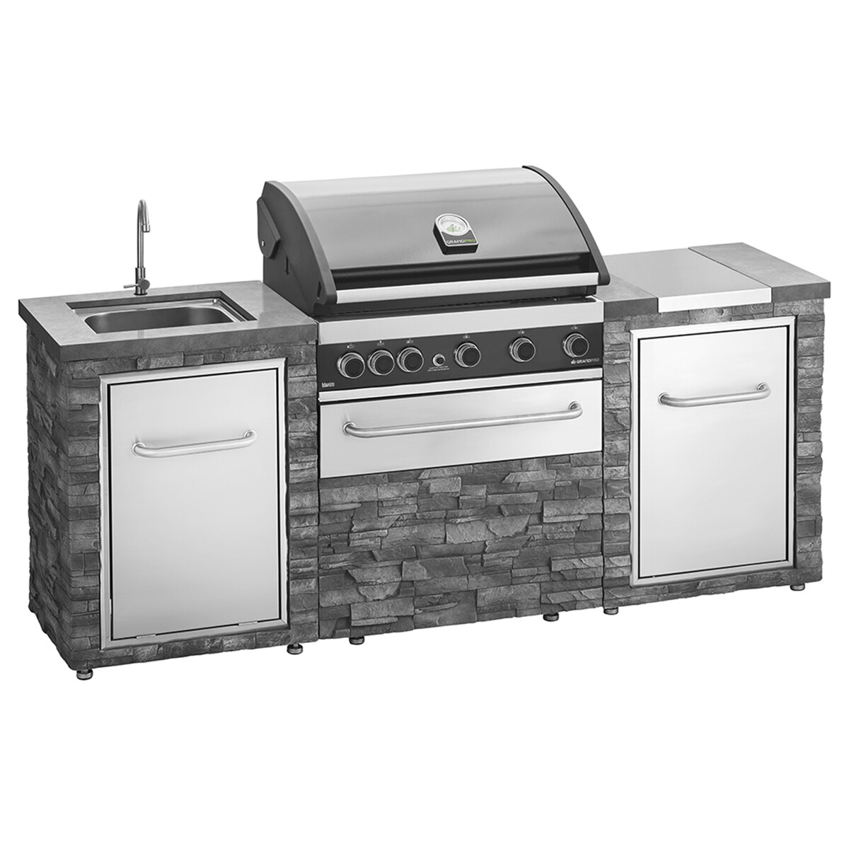 CUCINA DA ESTERNO GRANDPRO 222 SERIES STONE ISLAND Cucine da esterno | Il Mondo Del Barbecue