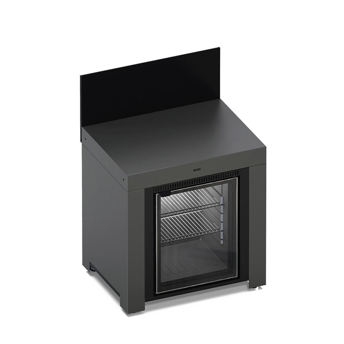 MODULO FRIGO 75L GRIGIO SCURO Eno Piastre in ghisa smaltata | Il Mondo Del Barbecue