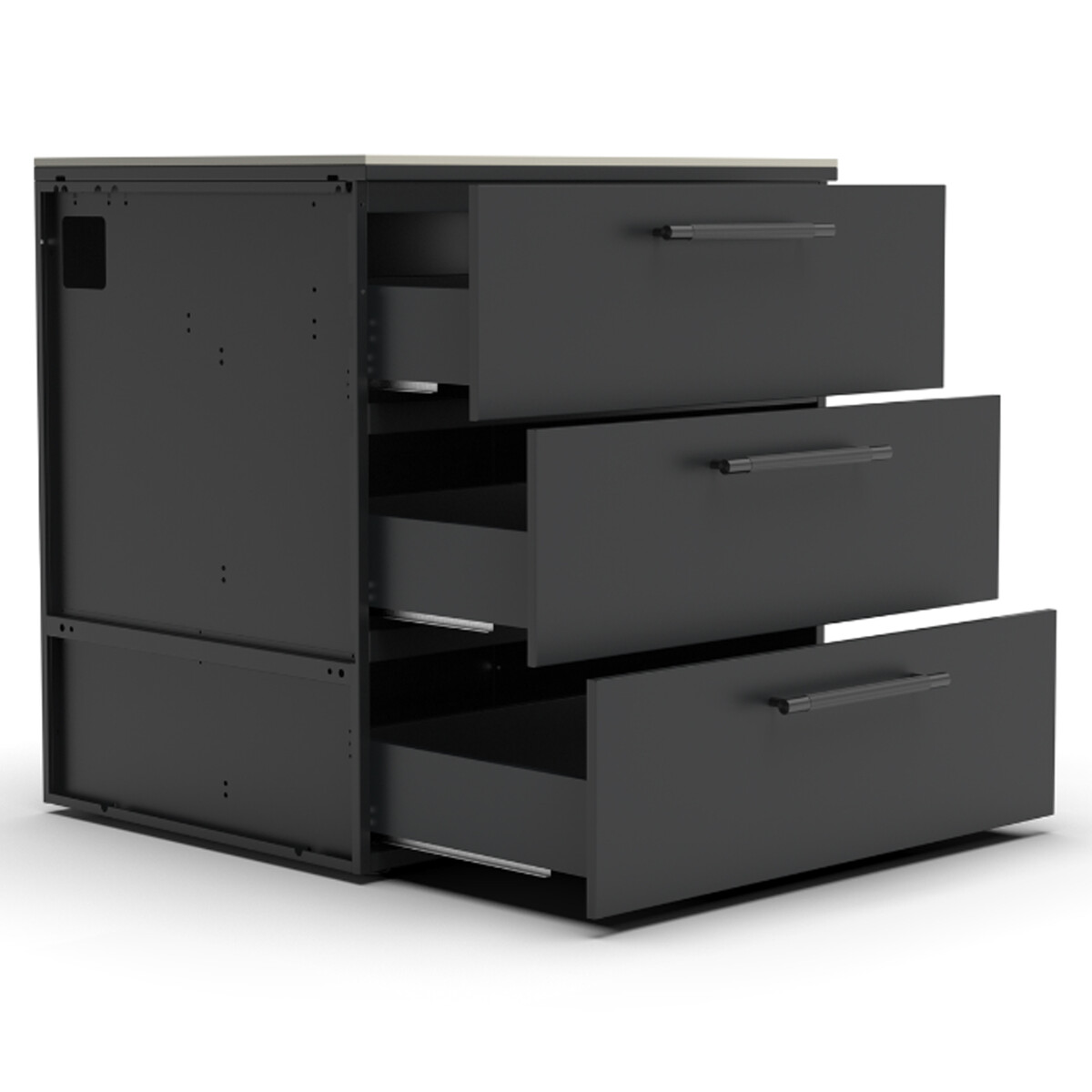 MODULO CASSETTIERA BRABURA CT 90 ANTRACITE | Il Mondo del Barbecue