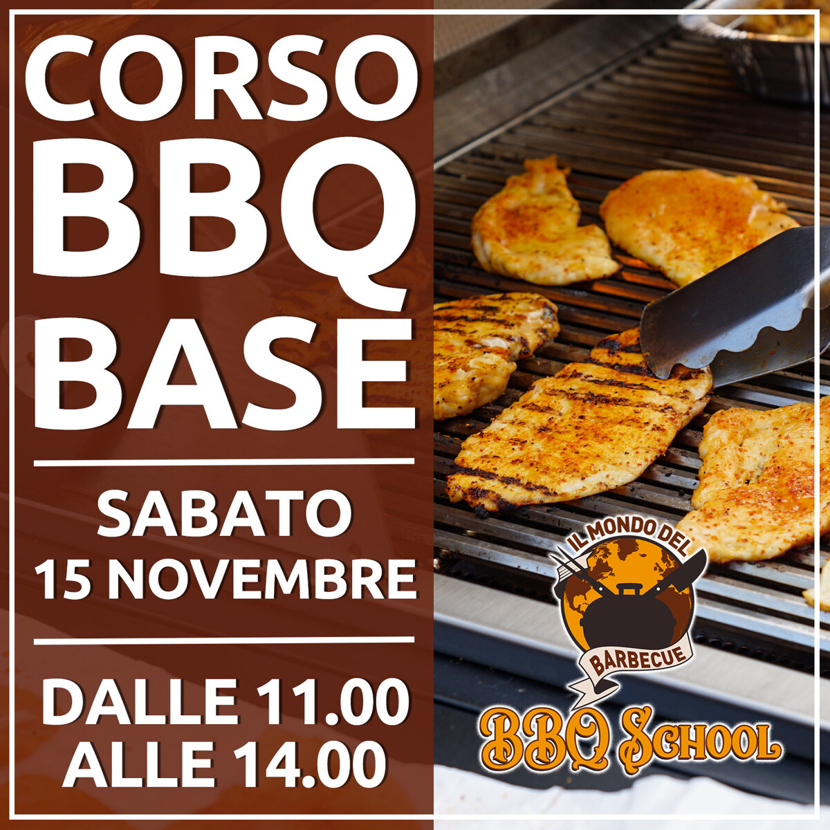 CORSO BBQ BASE SERALE - 15 NOVEMBRE 2025| Il Mondo Del Barbecue CORSO BBQ BASE SERALE - 15 NOVEMBRE 2025| Il Mondo Del Barbecue
