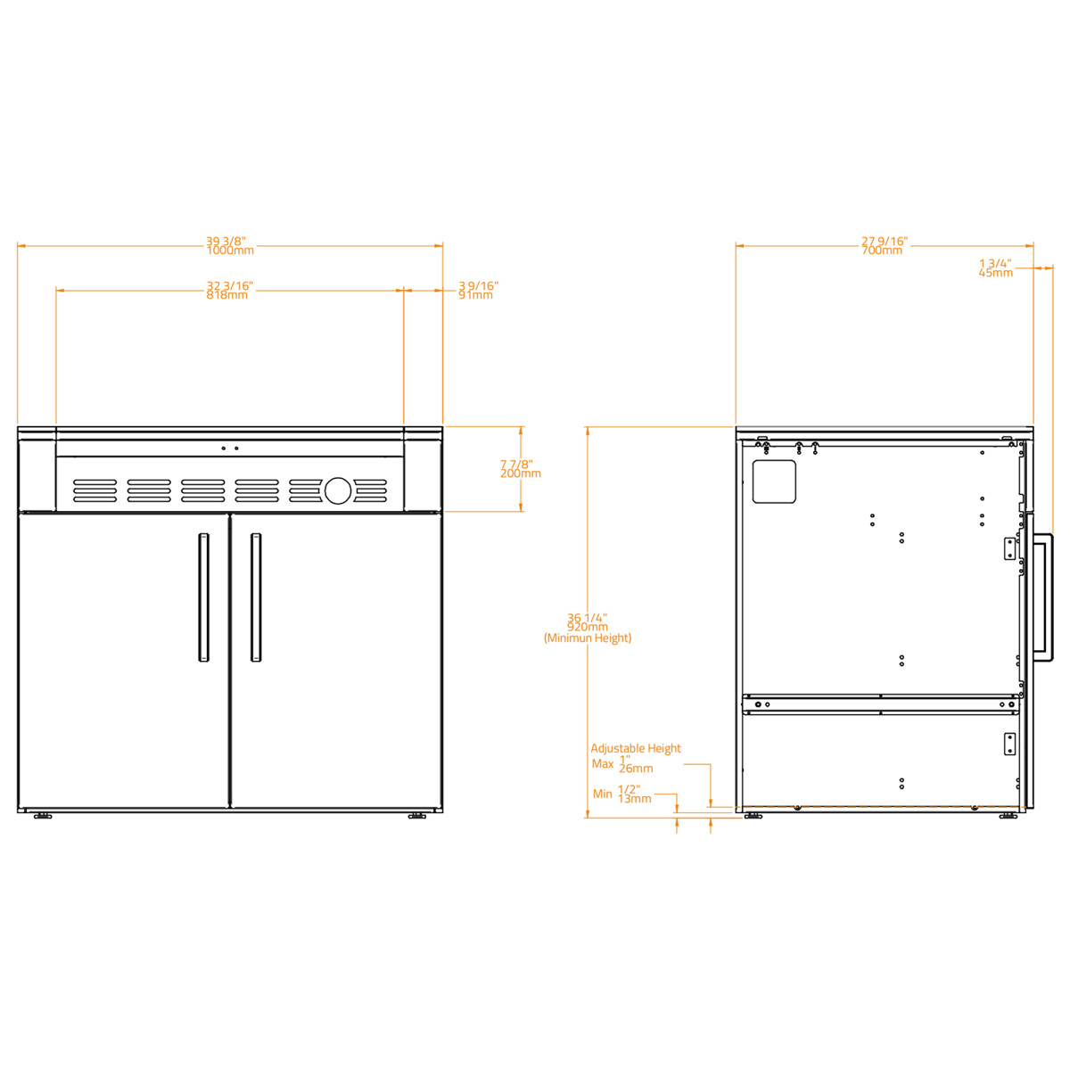 MODULO KC 100 PER PLANCHA CLASS 30 BRABURA ANTRACITE| Il Mondo del Barbecue