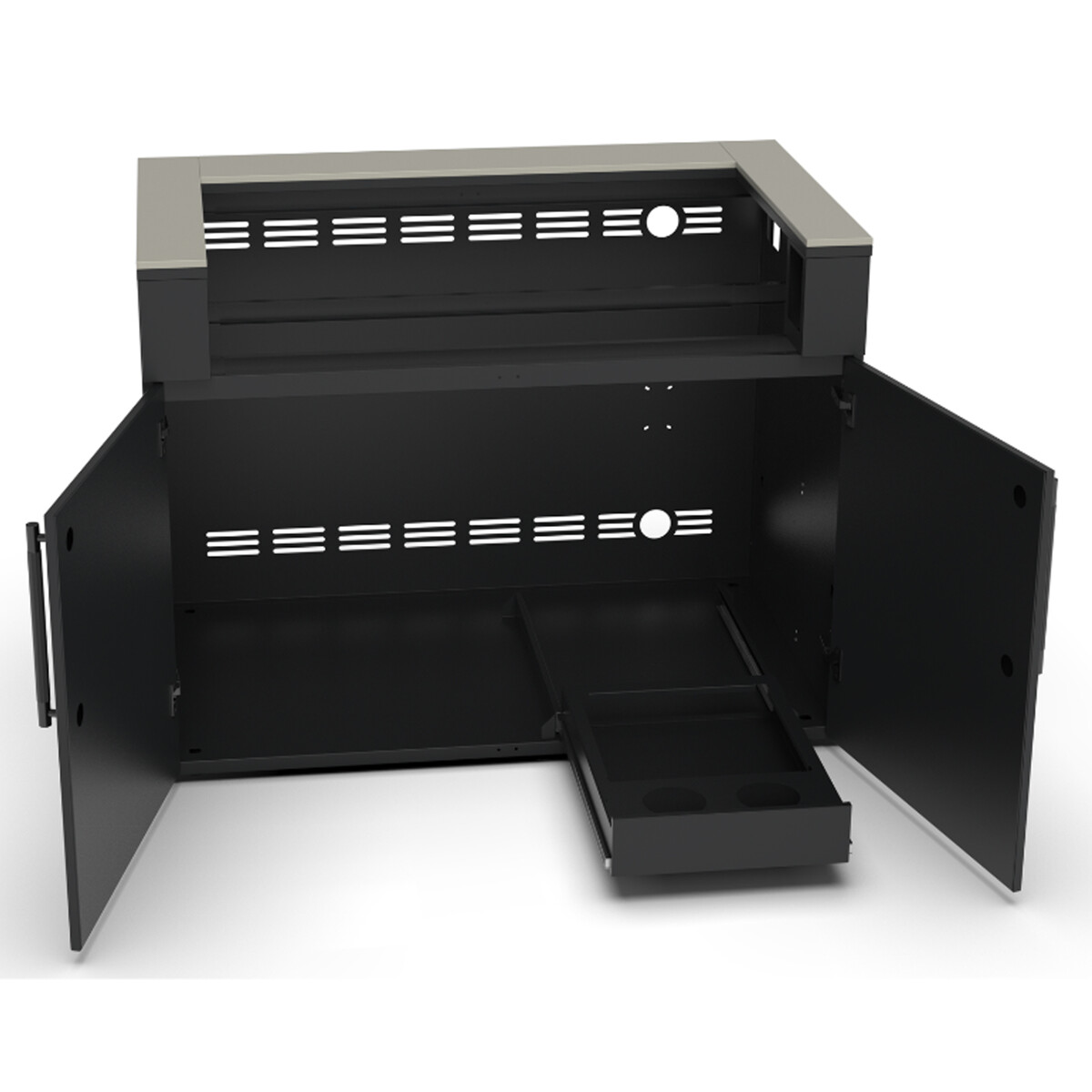 MODULO BARBECUE KC 120 BRABURA ANTRACITE| Il Mondo del Barbecue