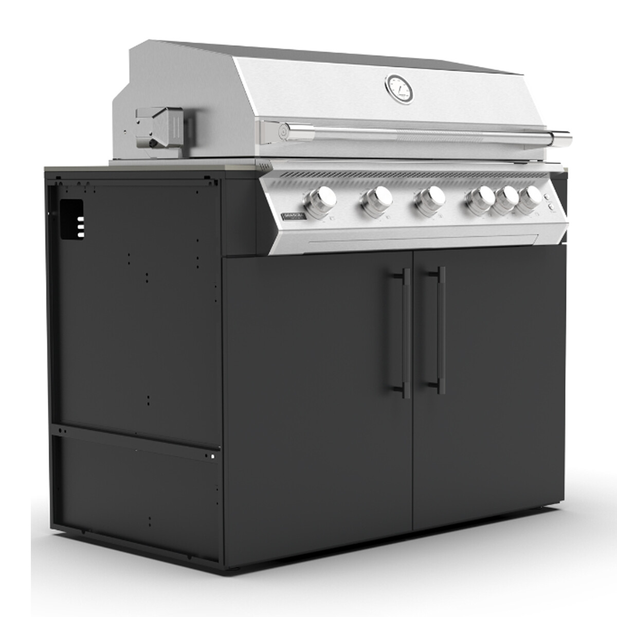 MODULO BARBECUE KC 120 BRABURA ANTRACITE| Il Mondo del Barbecue