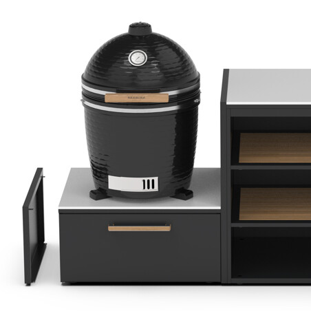 PANNELLO DI CHIUSURA FINALE PER MODULO KAMADO ANTRACITE| Il Mondo del Barbecue