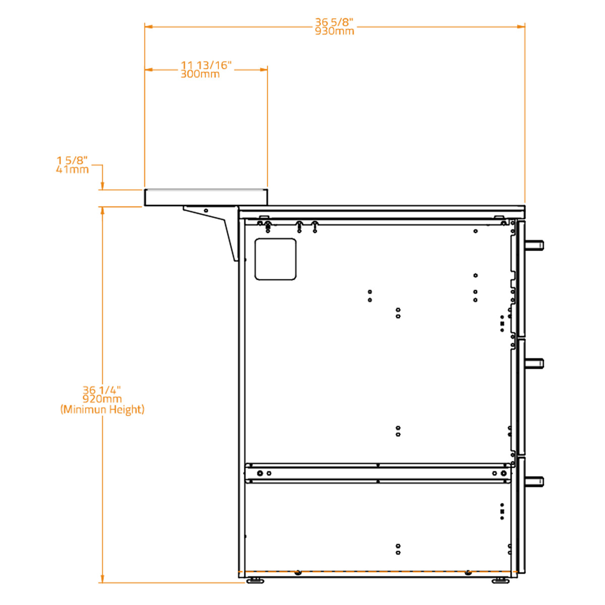 BANCONE DA BAR ANTRACITE PER CT 60 / FRIGO| Il Mondo del Barbecue BANCONE DA BAR ANTRACITE PER CT 60 / FRIGO| Il Mondo del Barbecue