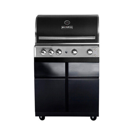 MODULAR TOP LINE ALLGRILL CHEF L-BLACK CON GRIGLIA INOX| Il Mondo del Barbecue