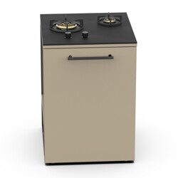 MODULO 2 FUOCHI BRABURA CT 60 BIANCO PERLA | Il Mondo del Barbecue