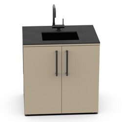 MODULO LAVELLO BRABURA CT 90 BIANCO PERLA | Il Mondo del Barbecue