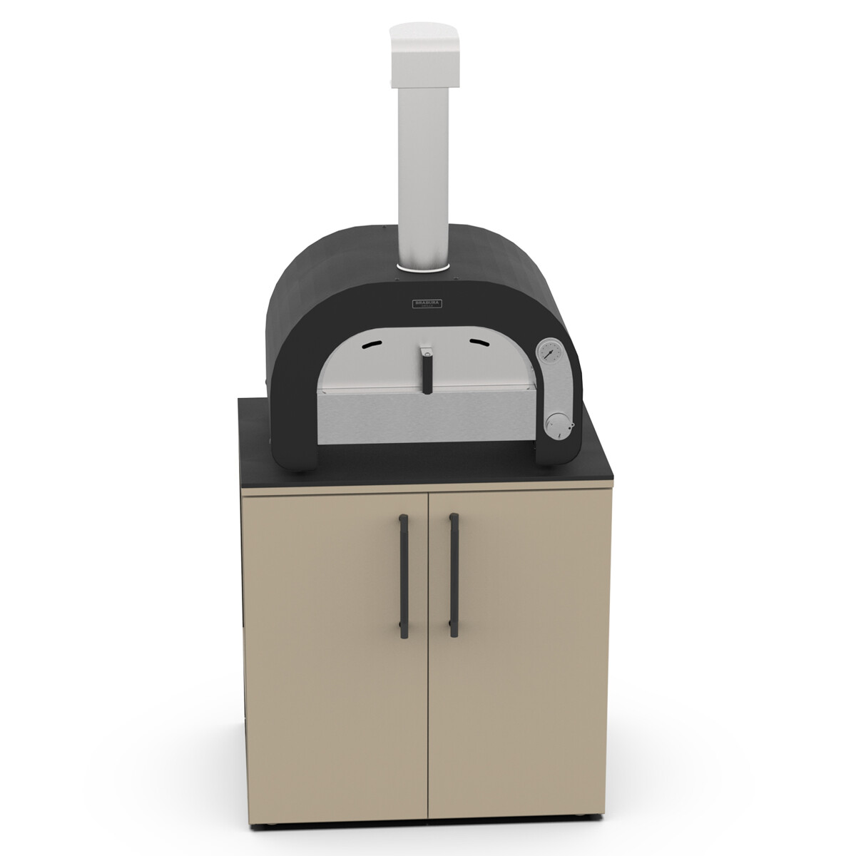 MODULO FORNO PIZZA BRABURA CT 90 BIANCO PERLA | Il Mondo del Barbecue