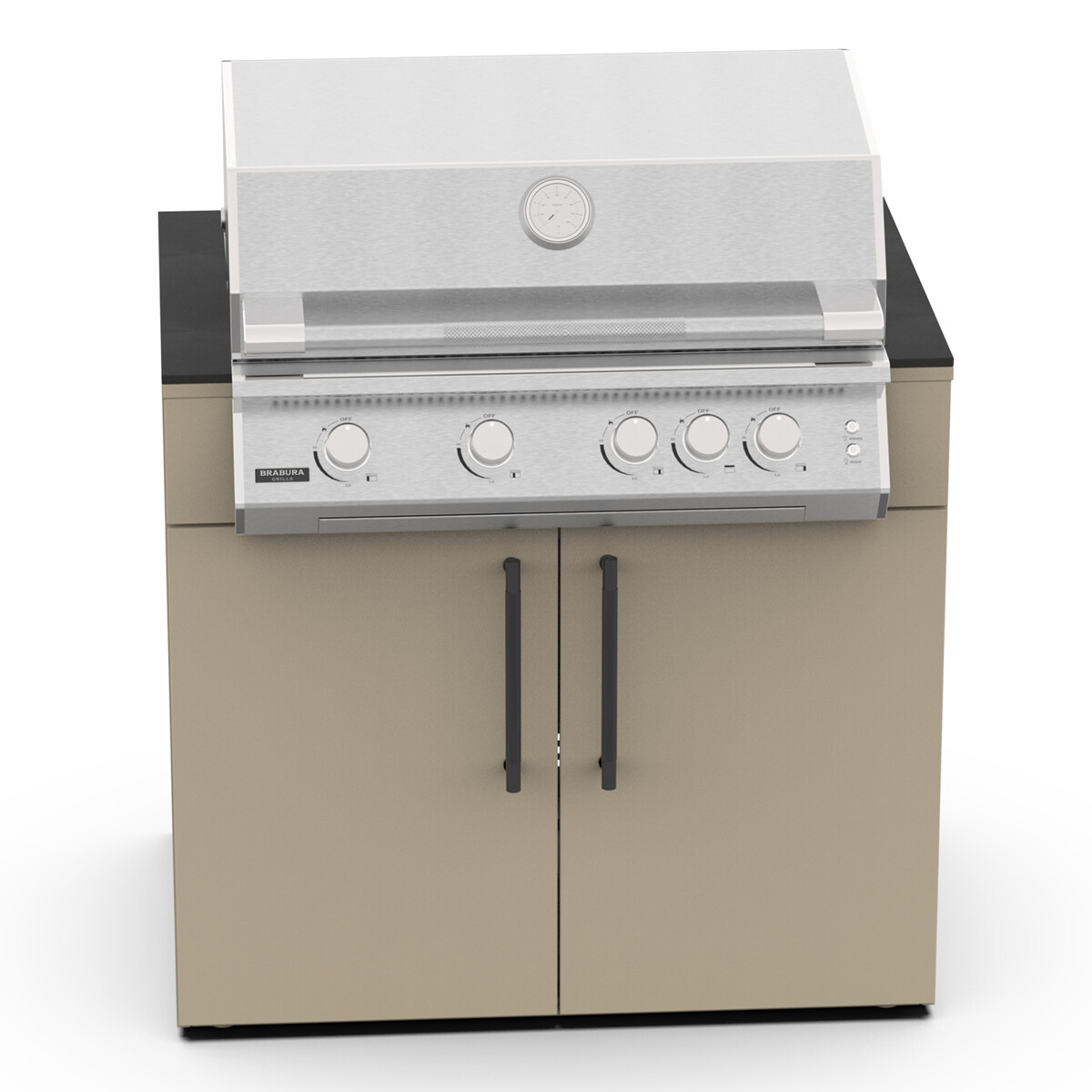 MODULO BARBECUE KC 100 BRABURA BIANCO PERLA| Il Mondo del Barbecue