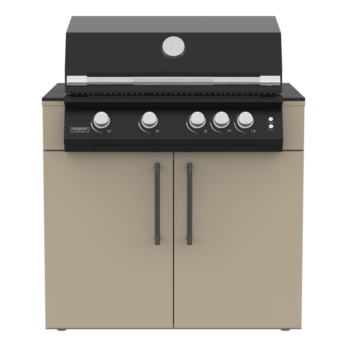 MODULO BARBECUE KC 100 BRABURA BIANCO PERLA| Il Mondo del Barbecue