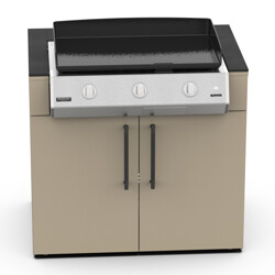 MODULO KC 100 PER PLANCHA CLASS 30 BRABURA BIANCO PERLA | Il Mondo del Barbecue