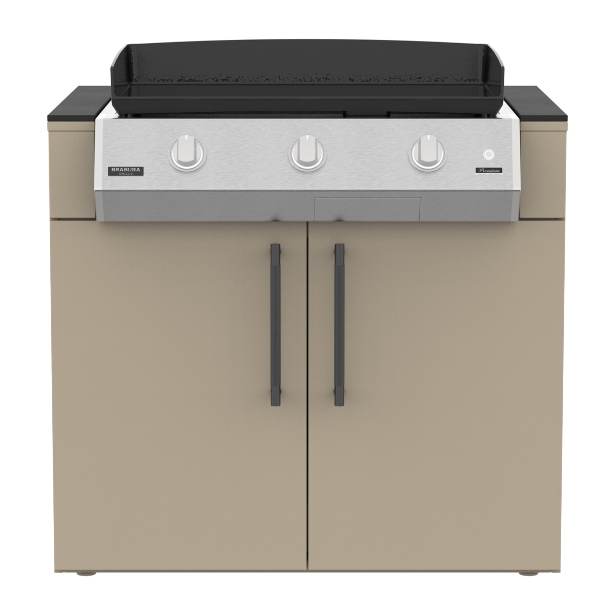 MODULO KC 100 PER PLANCHA CLASS 30 BRABURA BIANCO PERLA | Il Mondo del Barbecue