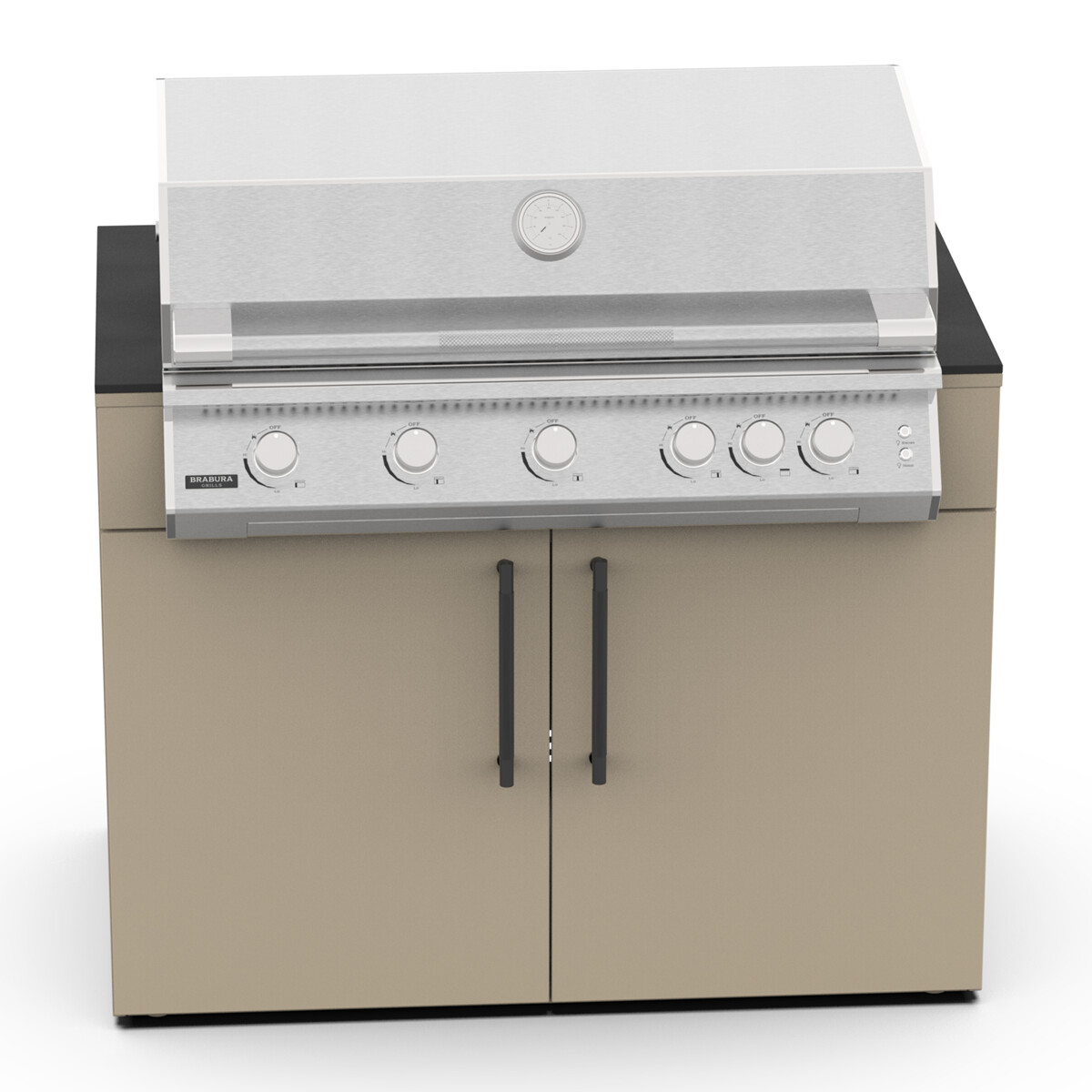 MODULO BARBECUE KC 120 BRABURA BIANCO PERLA| Il Mondo del Barbecue