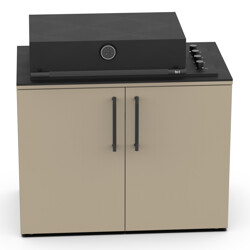 MODULO BRABURA KC 120 PER BARBECUE BOX-Q DROP-IN BIANCO PERLA | Il Mondo del Barbecue