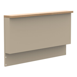 SCHIENALE SUPERIORE BIANCO PERLA PER MODULO CT 90 / A GIORNO / LAVELLO | Il Mondo del Barbecue