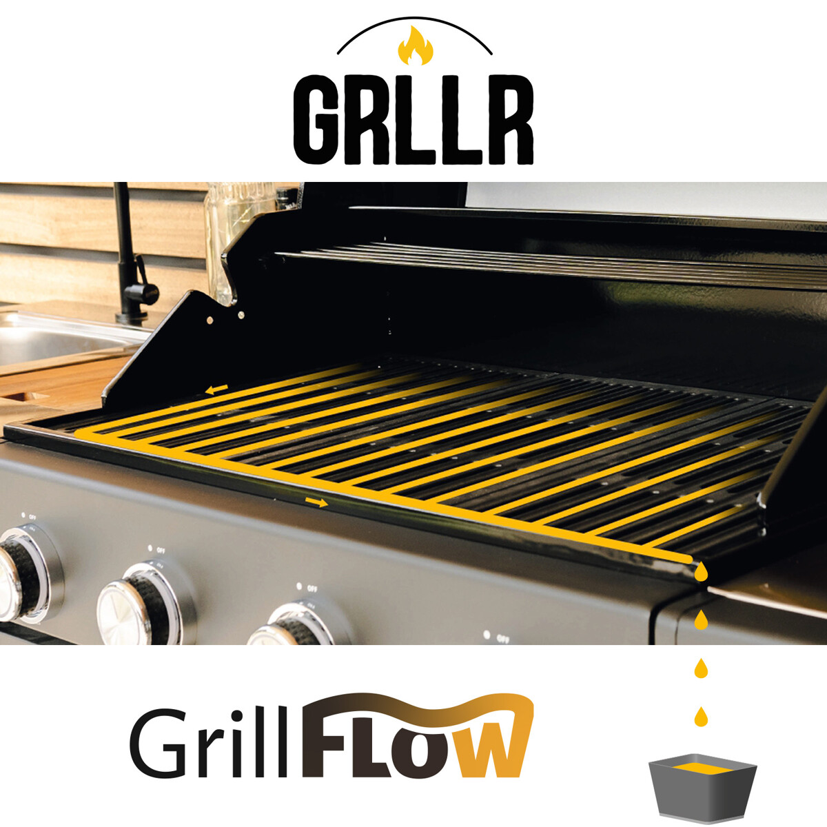 BARBECUE A GAS GRLLR PRIME G5S 5 FUOCHI METANO Barbecue a gas |Il Mondo del Barbecue