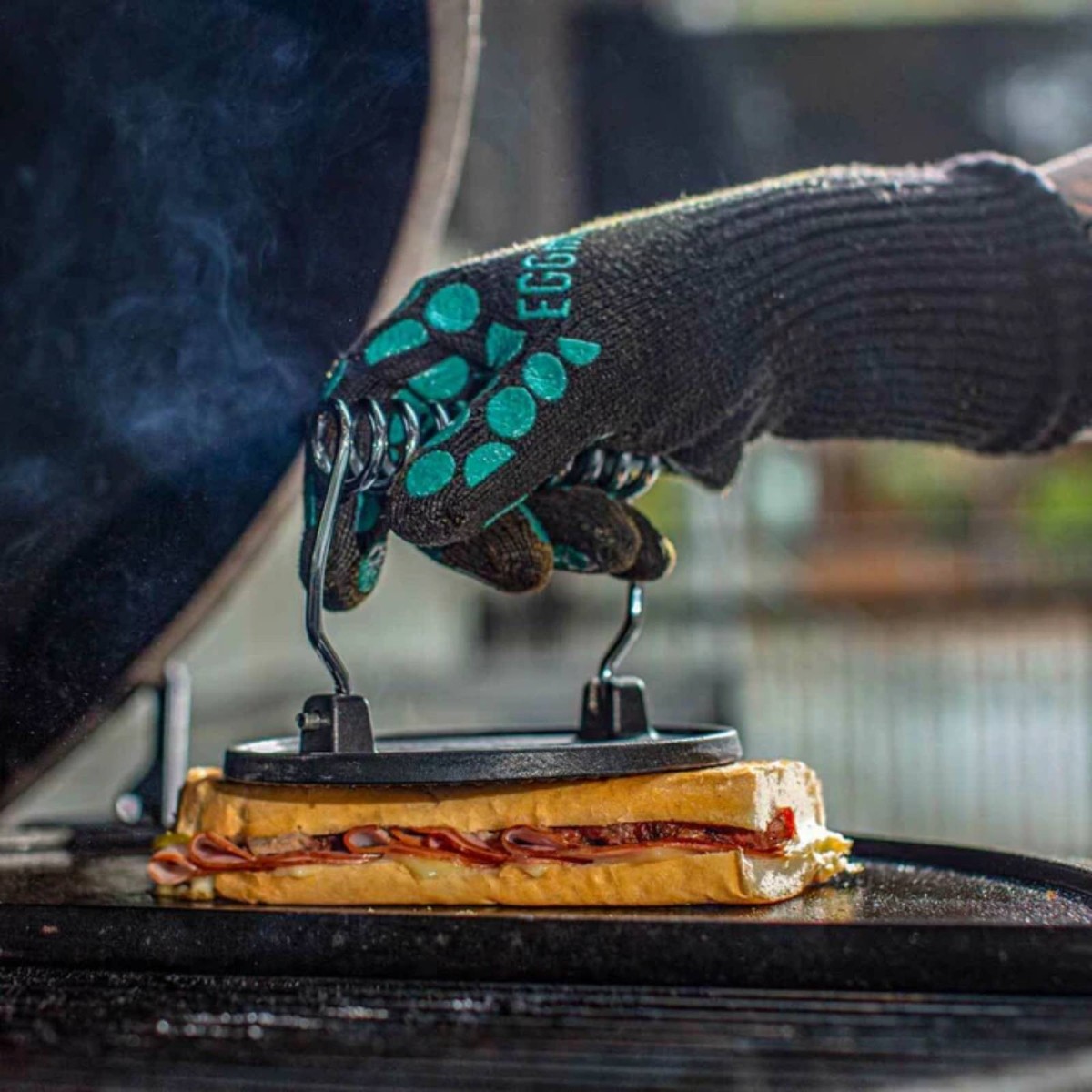 PRESSA PER HAMBURGER IN GHISA