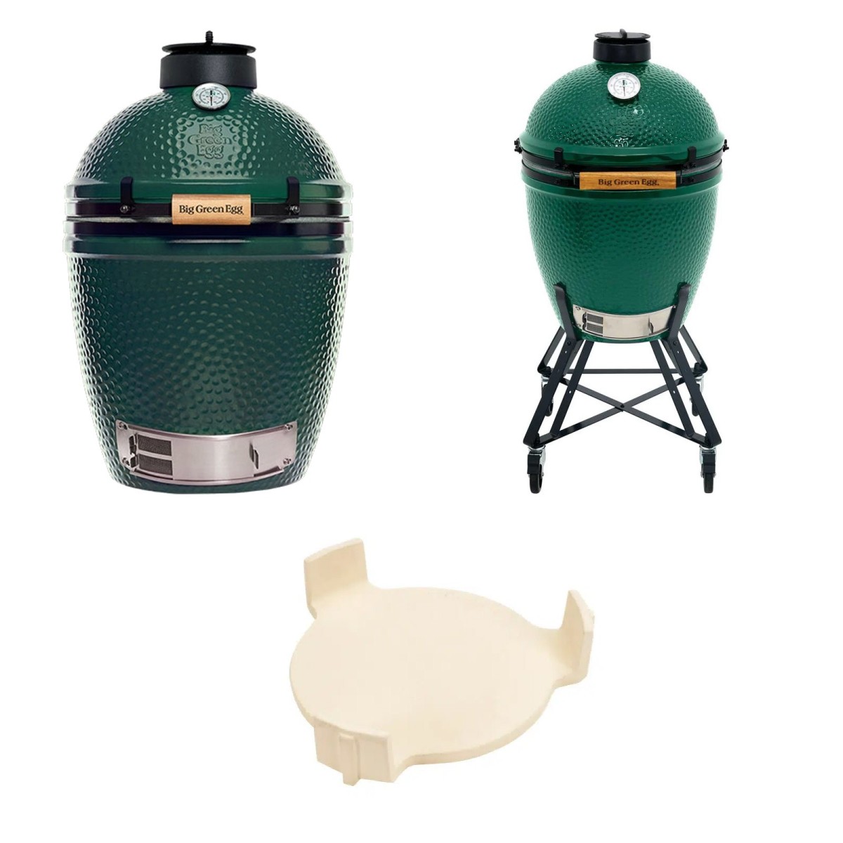 BIG GREEN EGG MEDIUM Ø 38 CM PACCHETTO STARTER 2 Big Green Egg Barbecue a carbone | Il Mondo Del Barbecue