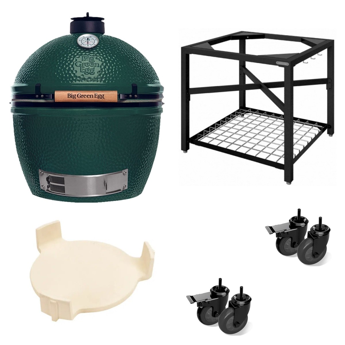 BIG GREEN EGG XLARGE Ø 61 CM PACCHETTO STARTER 2 Big Green Egg Barbecue a carbone | Il Mondo Del Barbecue