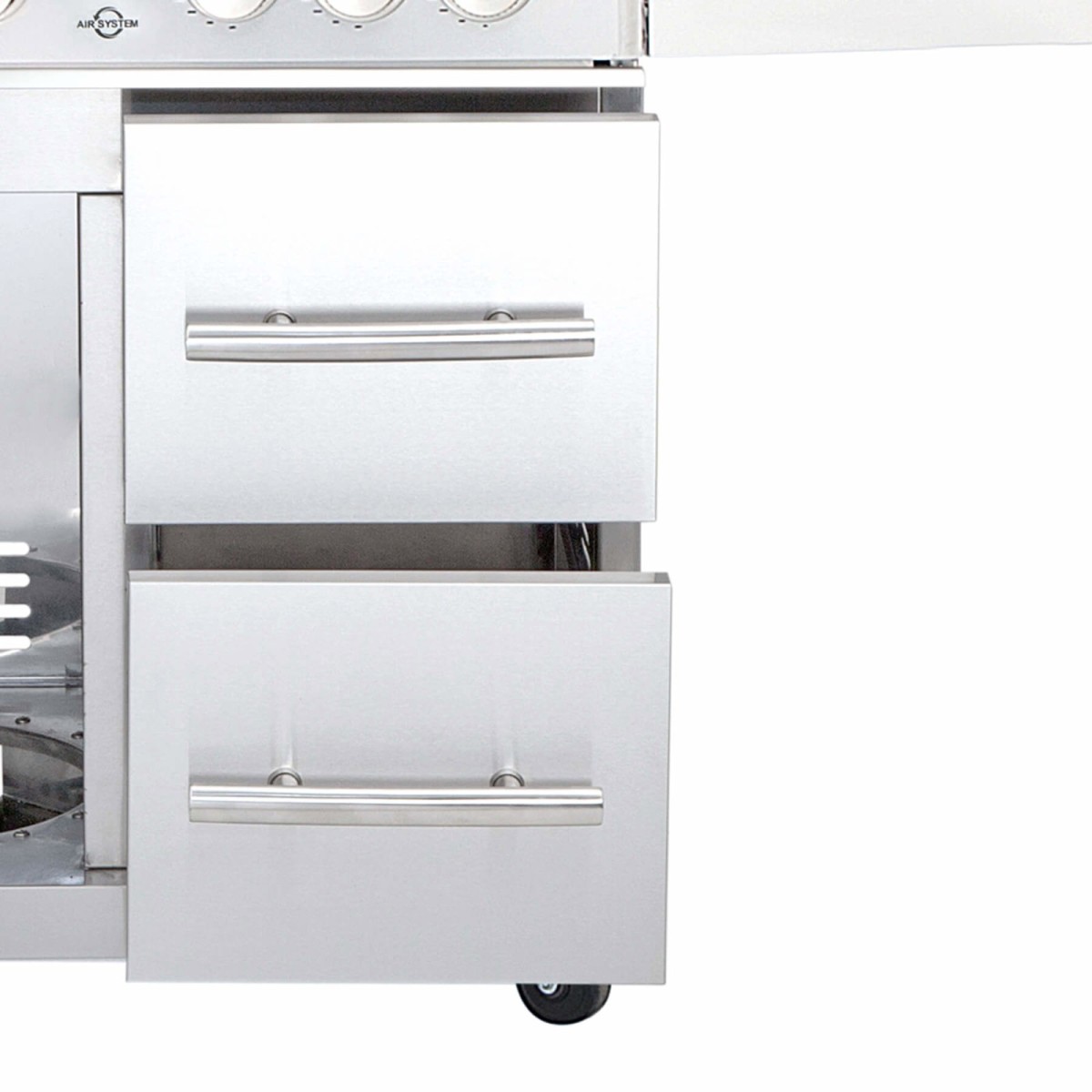 SISTEMA DI CASSETTI DESTRI PER ALLGRILL CHEF L INOX AllGrill Accessori | Il Mondo Del Barbecue SISTEMA DI CASSETTI DESTRI PER ALLGRILL CHEF L INOX AllGrill Accessori | Il Mondo Del Barbecue