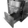 SISTEMA DI CASSETTI DESTRI PER ALLGRILL CHEF XL INOX AllGrill Accessori | Il Mondo Del Barbecue