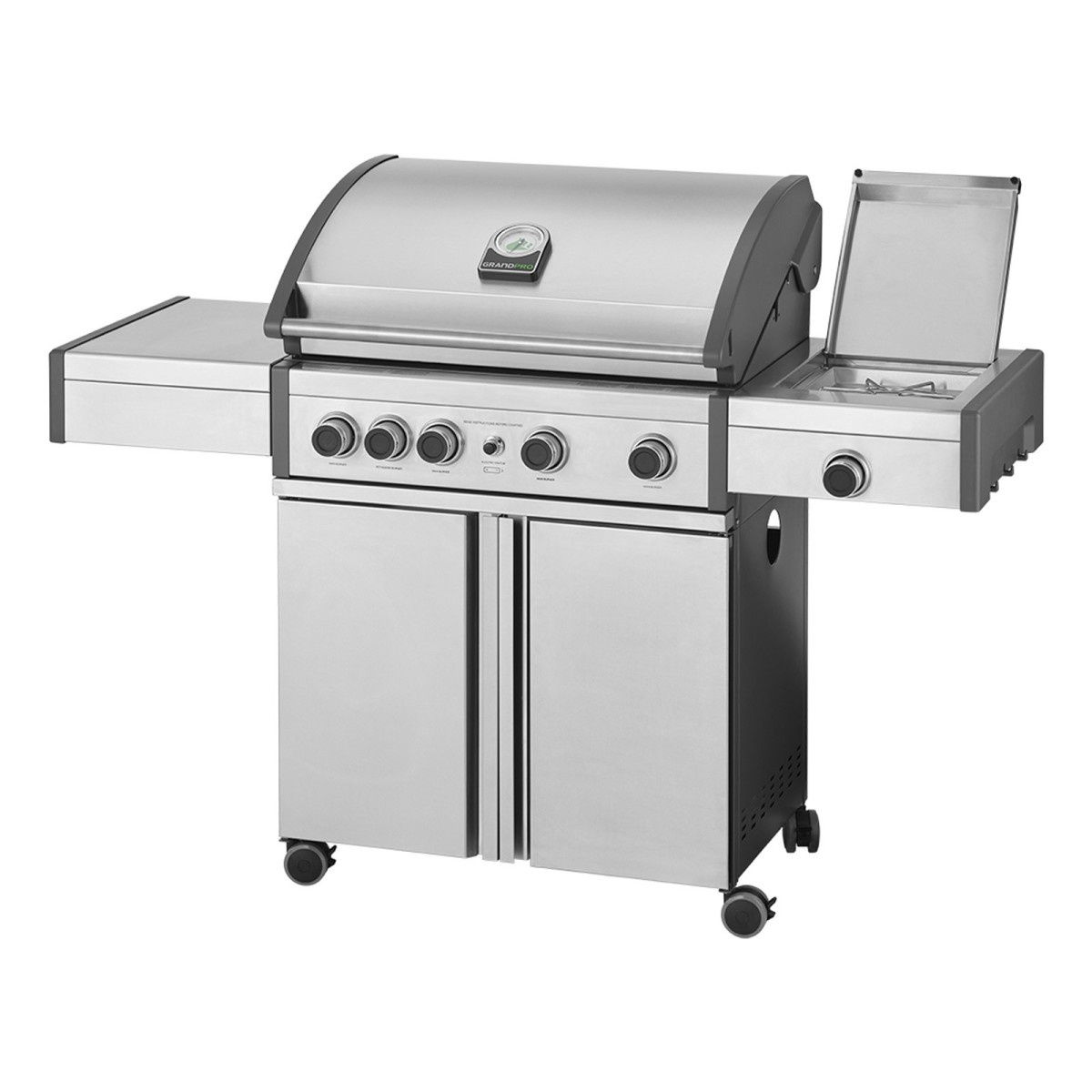 GRANDPRO PRO ELITE CON CARRELLO GPL Barbecue a gas | Il Mondo Del Barbecue