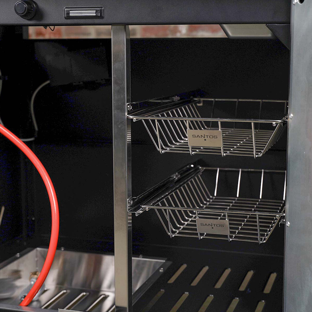 BARBECUE A GAS SANTOS S-418 PRO BLACK MATTE Santos Barbecue a gas | Il Mondo Del Barbecue