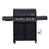 BARBECUE A GAS SANTOS S-418 PRO BLACK MATTE Santos Barbecue a gas | Il Mondo Del Barbecue BARBECUE A GAS SANTOS S-418 PRO BLACK MATTE Santos Barbecue a gas | Il Mondo Del Barbecue