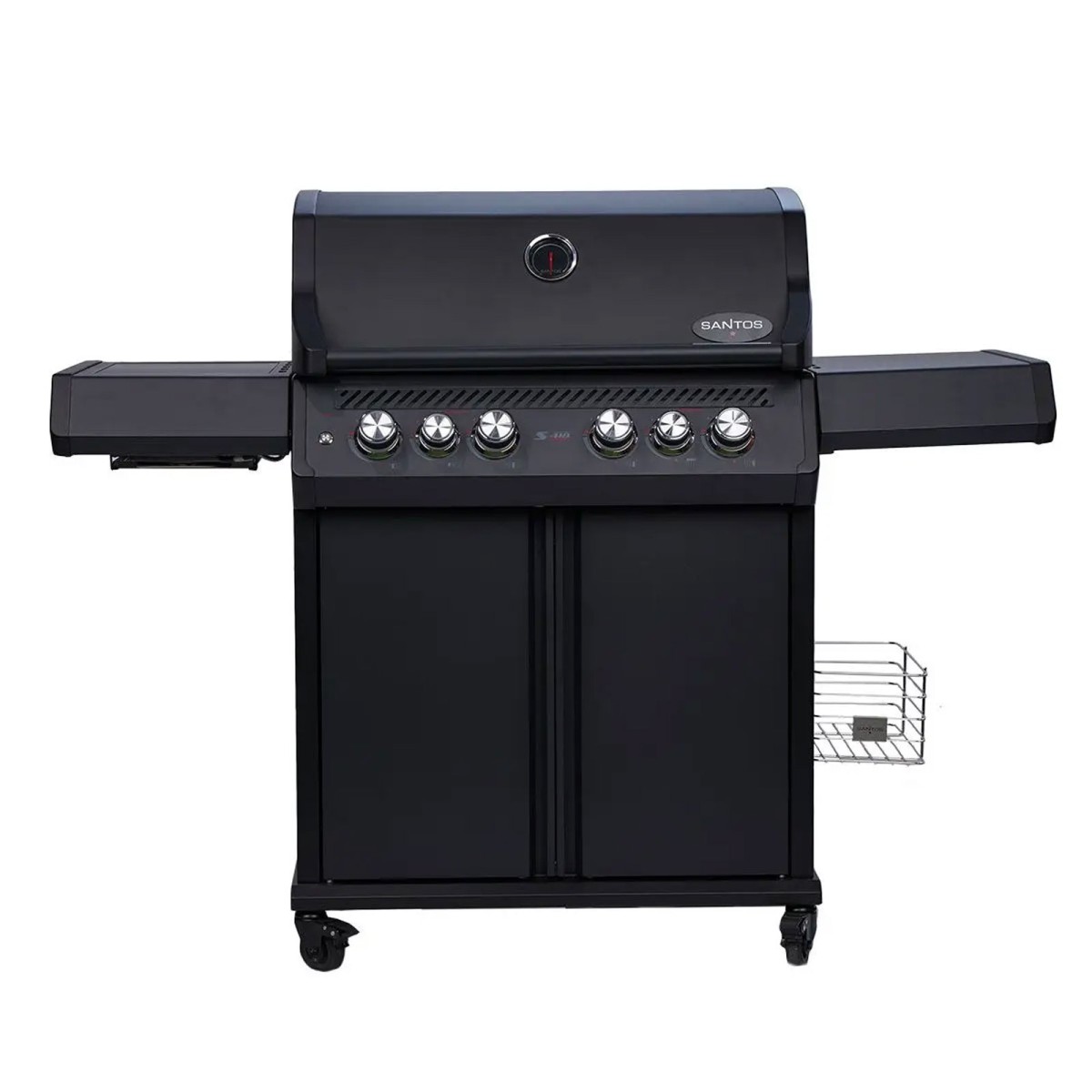 BARBECUE A GAS SANTOS S-418 PRO BLACK MATTE Santos Barbecue a gas | Il Mondo Del Barbecue