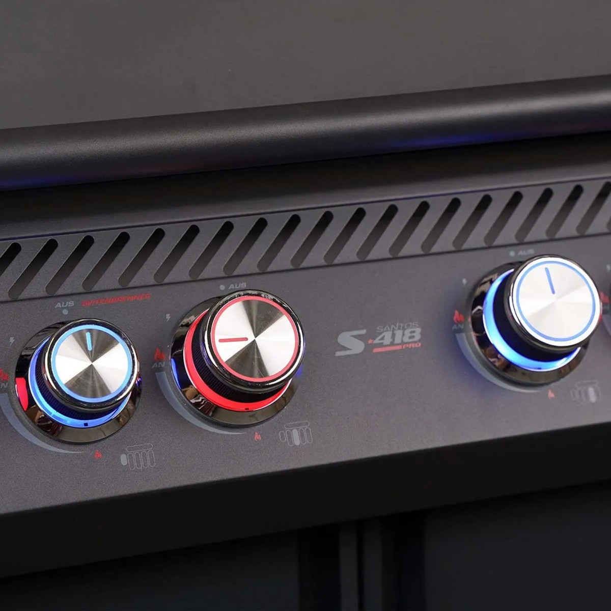 BARBECUE A GAS SANTOS S-418 PRO BLACK MATTE Santos Barbecue a gas | Il Mondo Del Barbecue